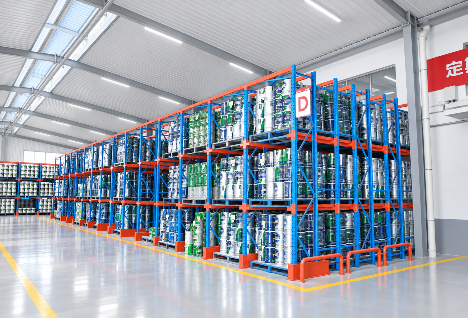 Waterproof coating warehouse
